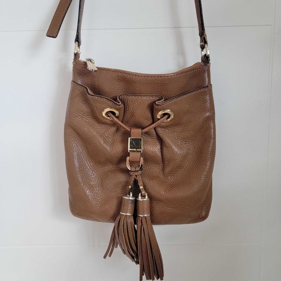 Michael Kors Tan Leather Cross-body Bag - Picture 2 of 7